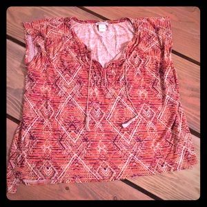 Lucky Brand blouse Sz L